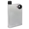 Clear Black Flat Bottles